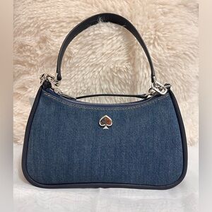 Kate Spade Kayla denim convertible shoulder bag